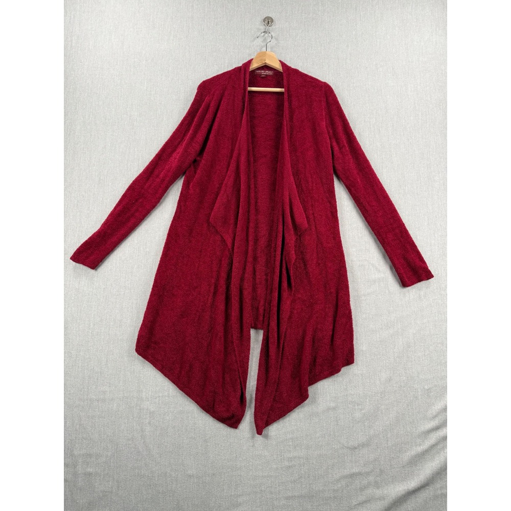 Barefoot Dreams Bamboo Chic Lite Calypso‎ Cardigan Red 436 S/M